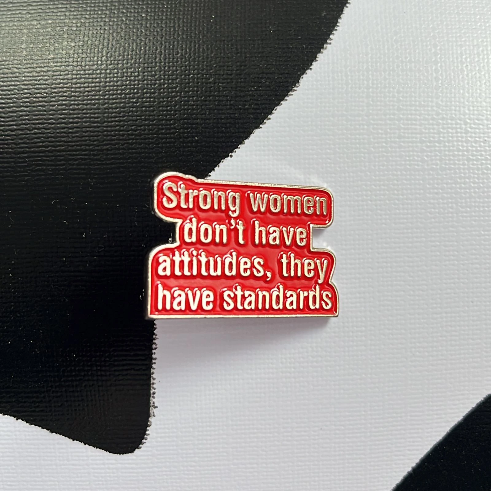 Standards Over Attitude Pin