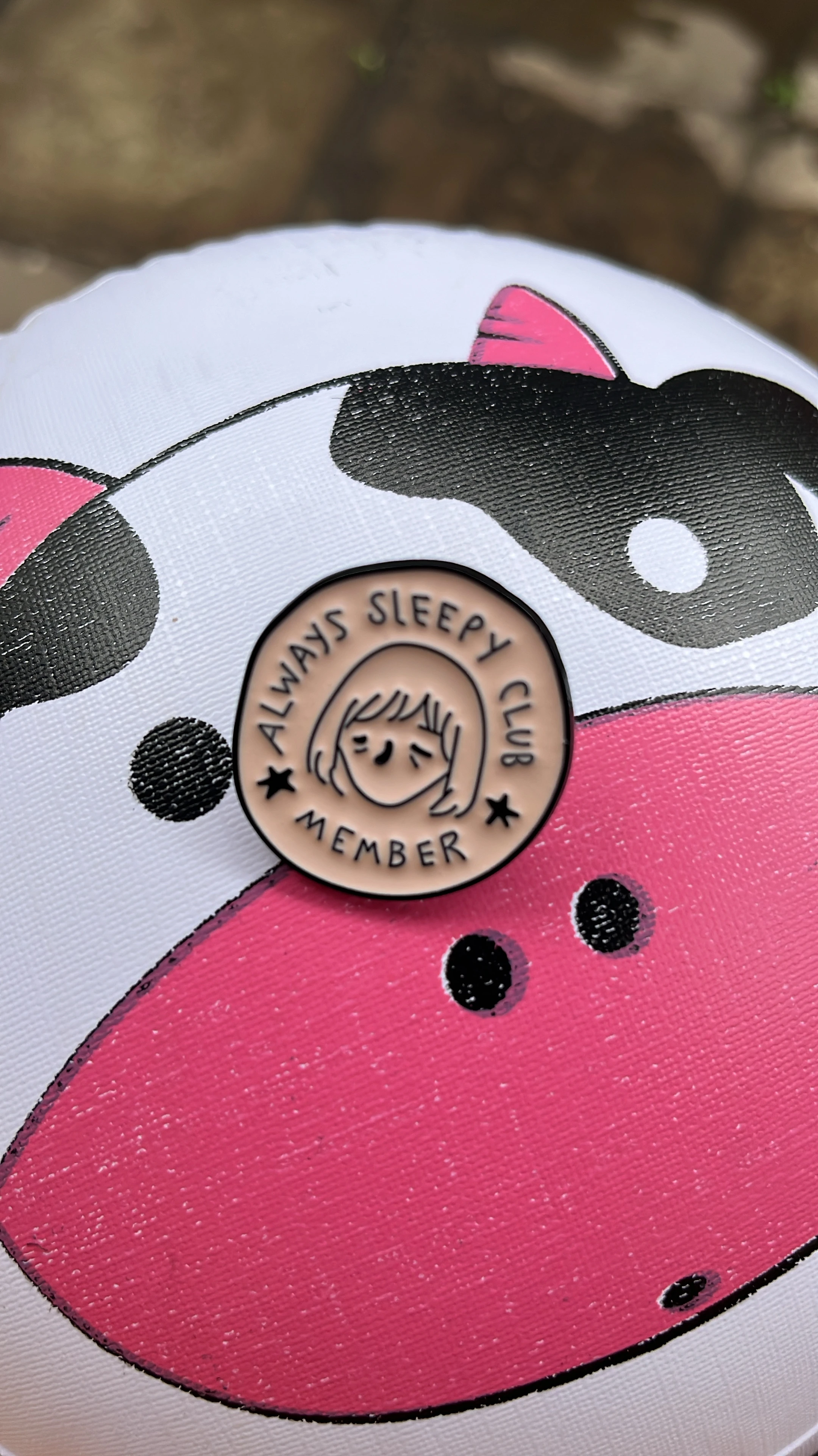 Always Sleepy Club Pin